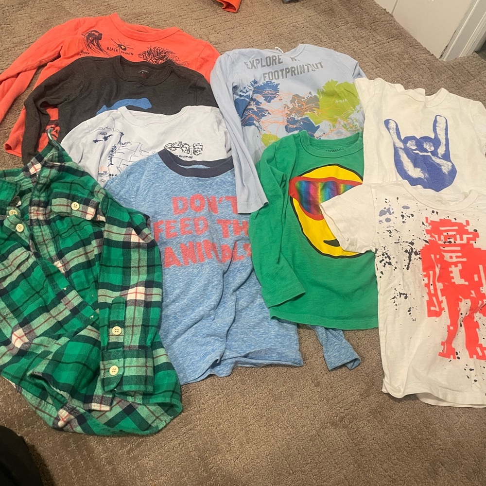 Crewcuts 4-5 Boy shirt haul